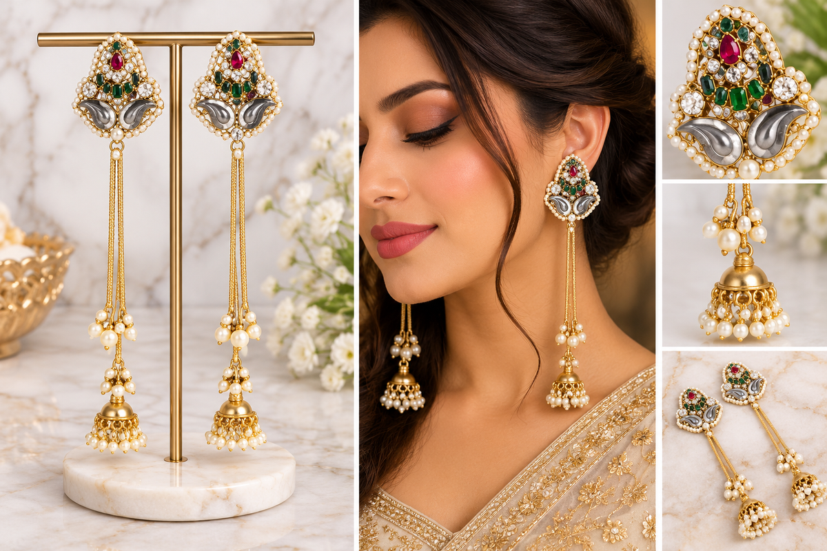 PSK ELEGANCE Kashmiri Jhumkas