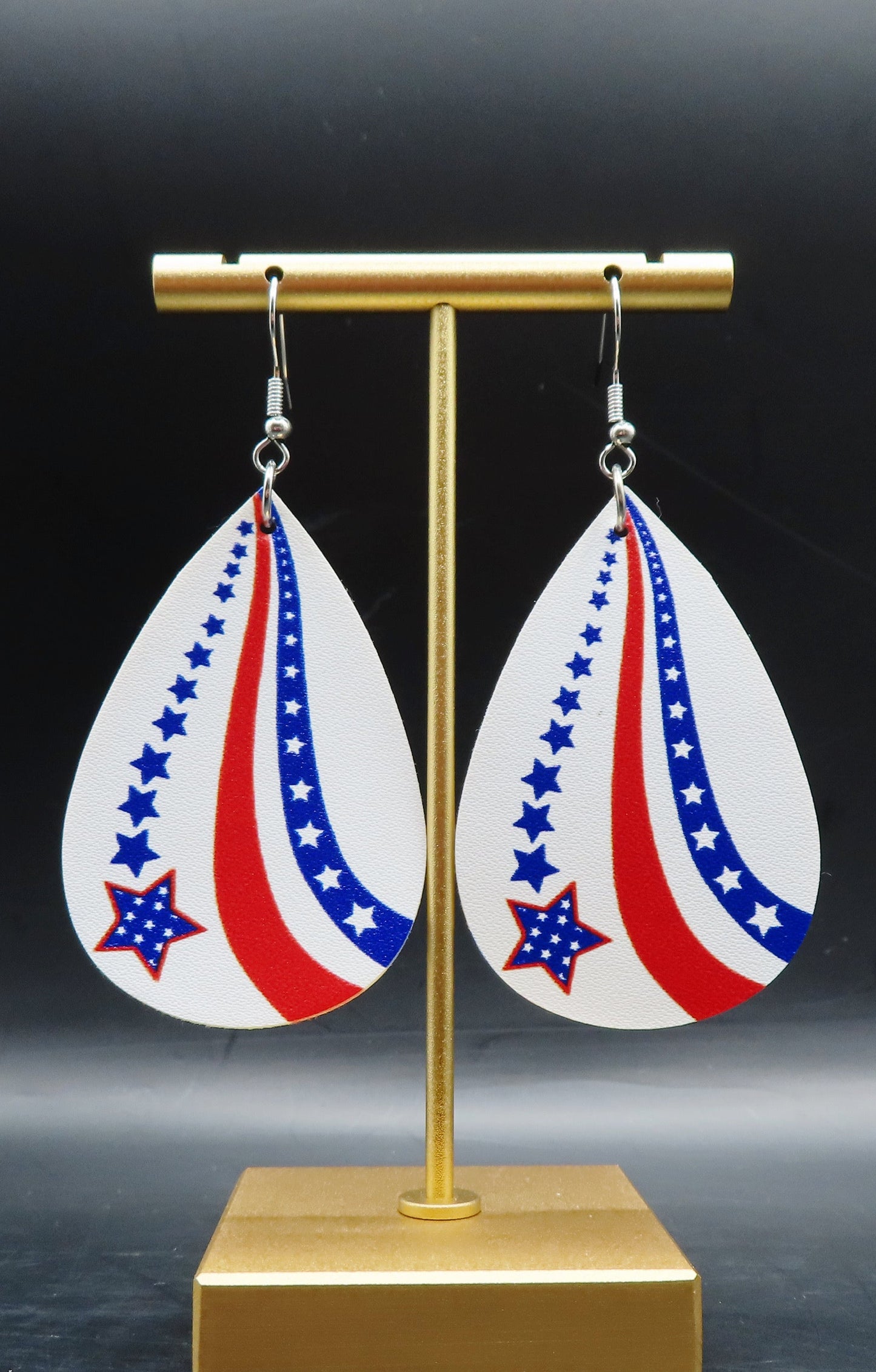 Fourth of July Vibes Round Earrings