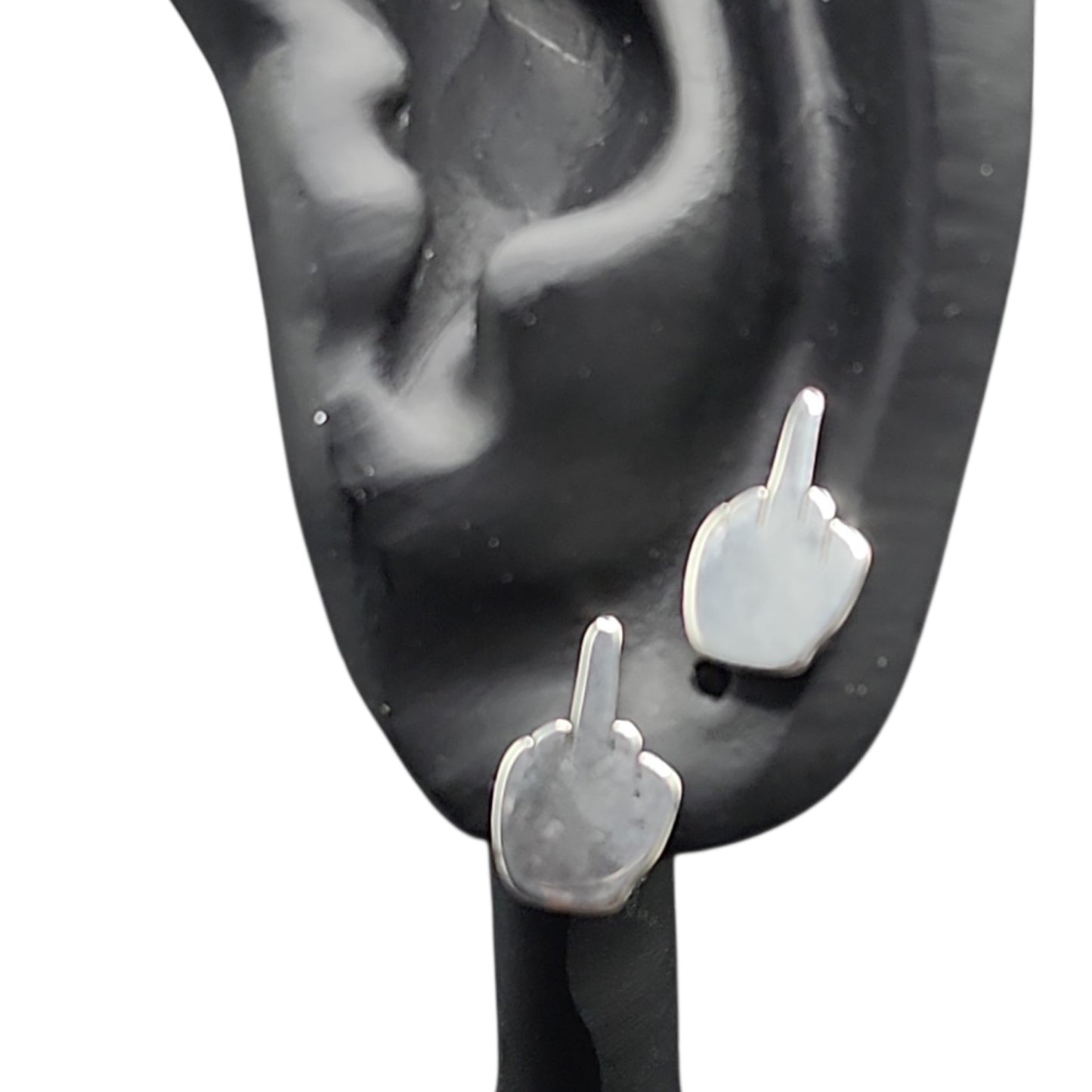 Stud Earrings | Bold Statement Silver Jewelry