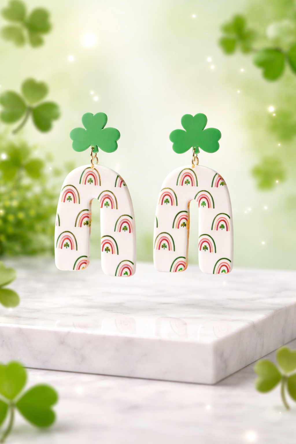βLucky Rainbow Arch Earrings ππβ