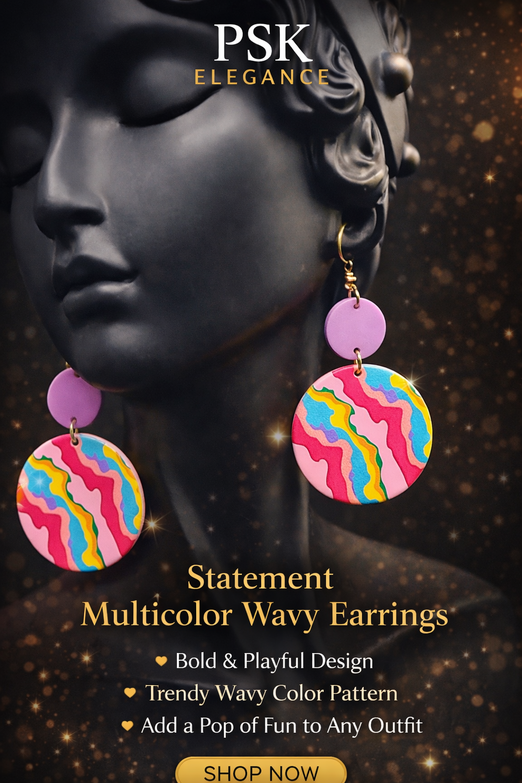 Spring dangling Earrings
