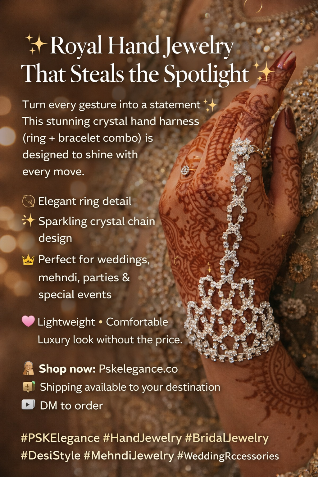 Hand Statement bracelets