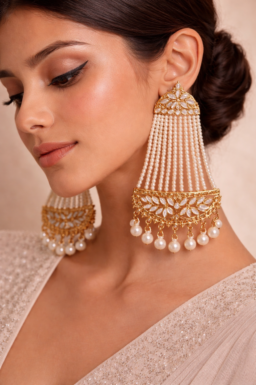 JHUMKAS EARINGS DANGLING