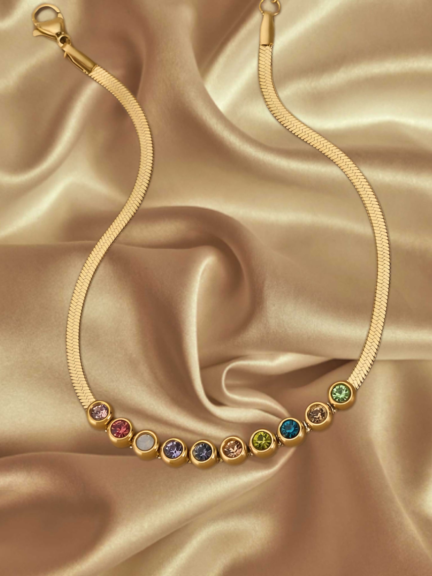 Rings of Colors Anklet