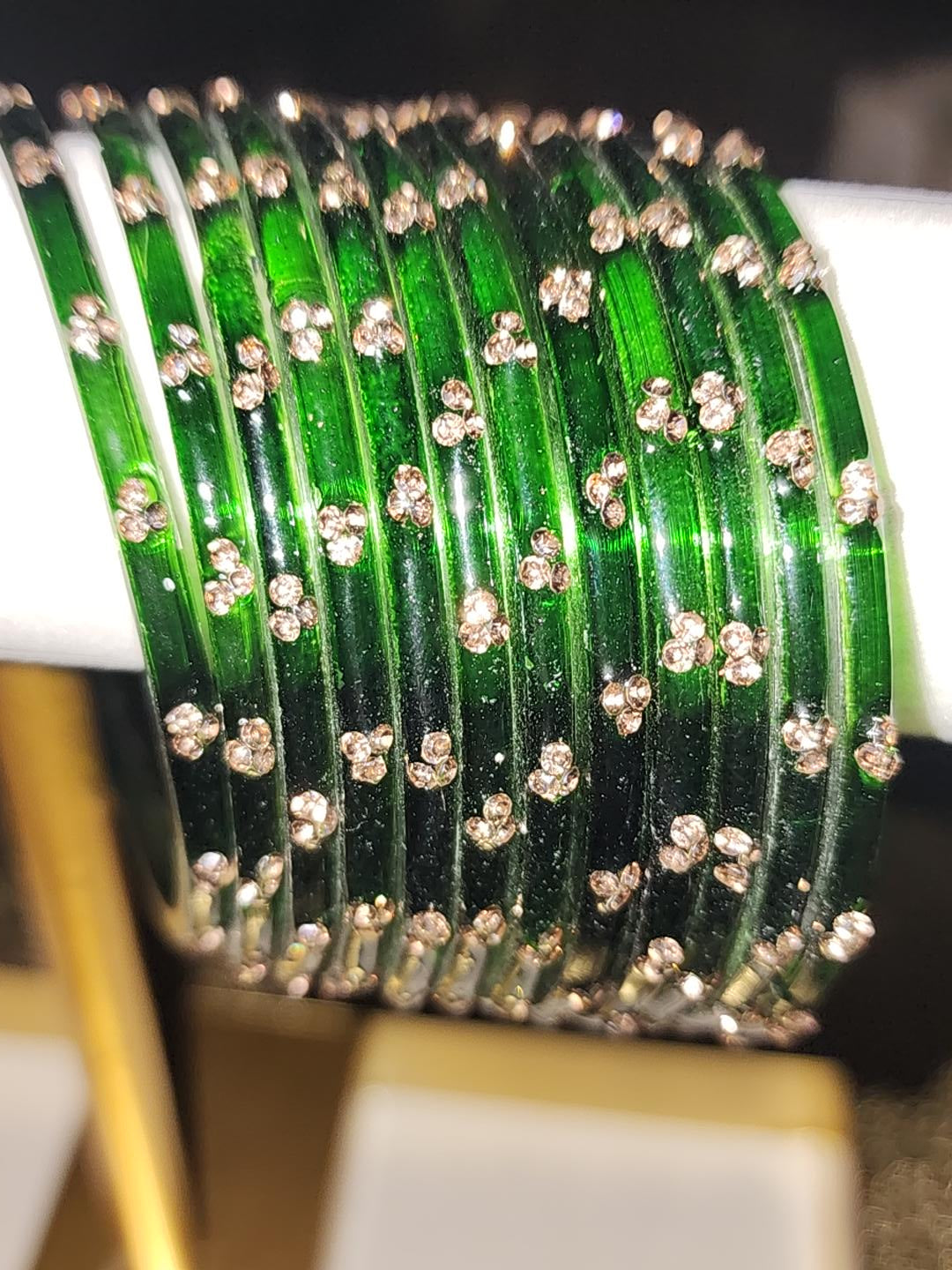 Deep emerald green