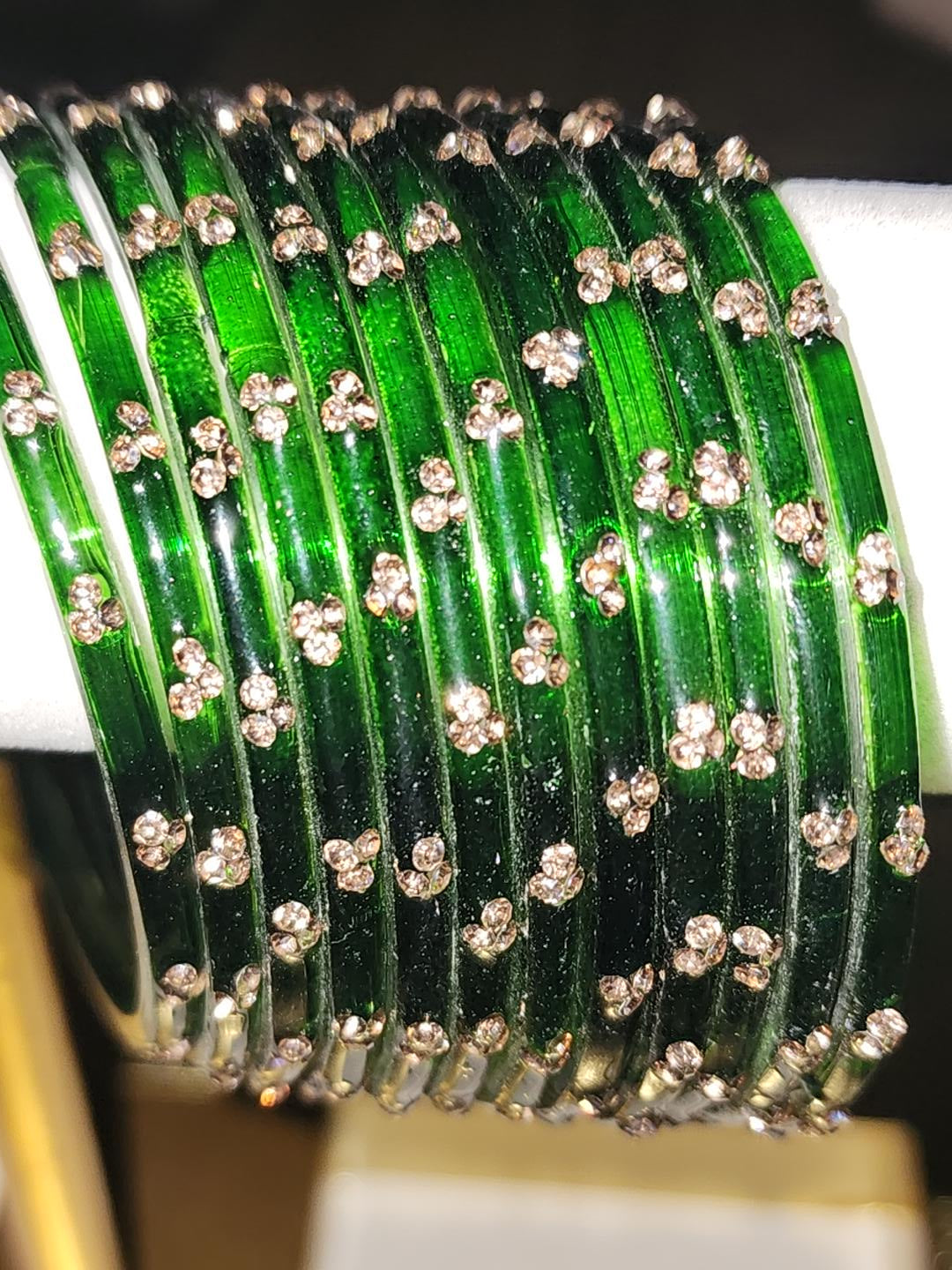 Deep emerald green