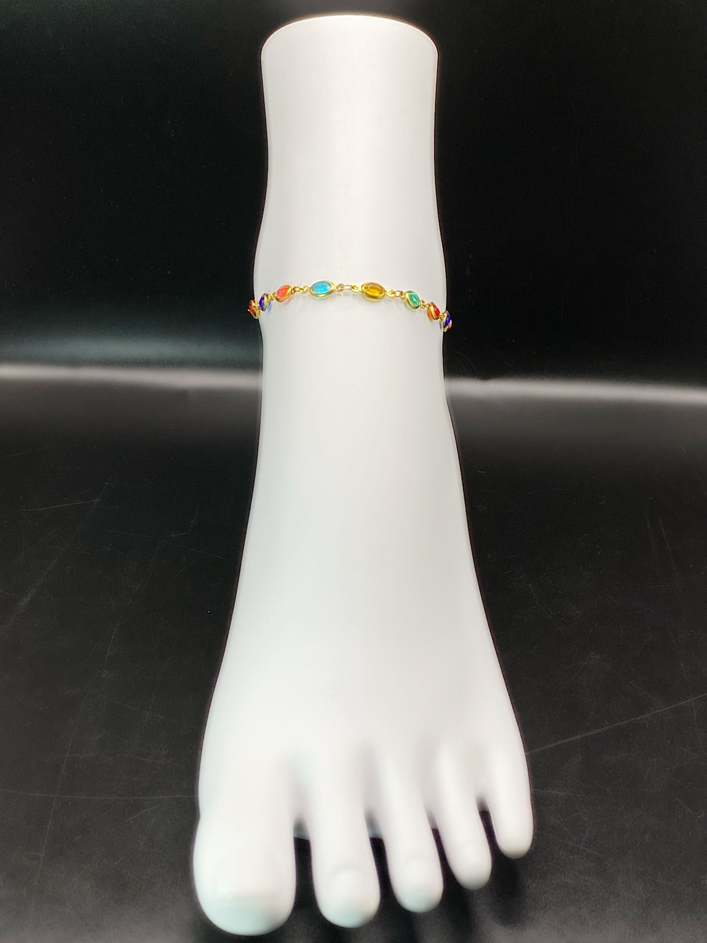 Prismatic Glam Anklet