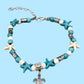 Turquoise Turtle Anklet