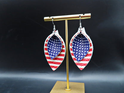 USA Fantastic Flag Earrings