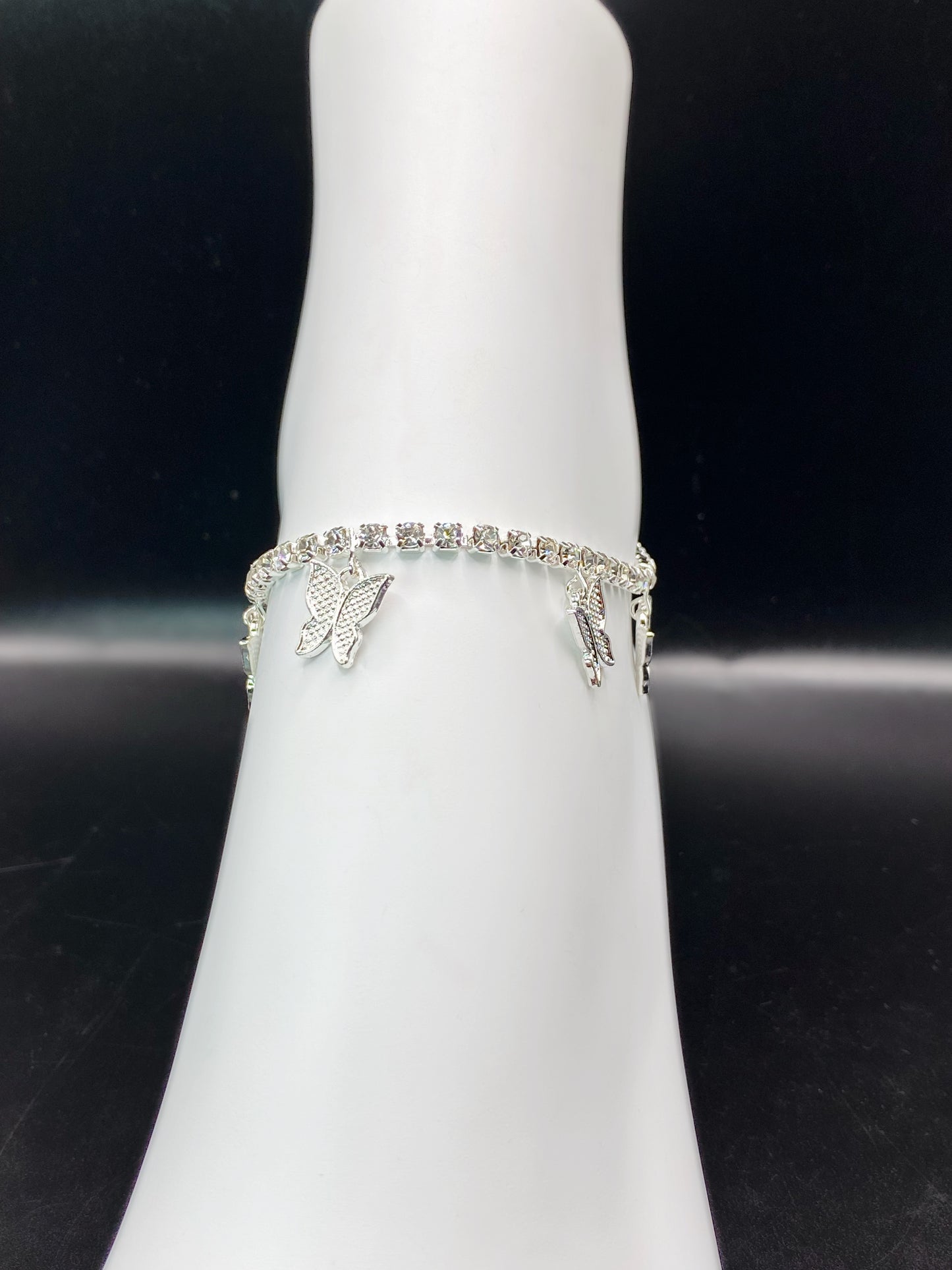 Glistening Butterflies Anklet