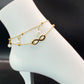 Infinity Pearl Anklet