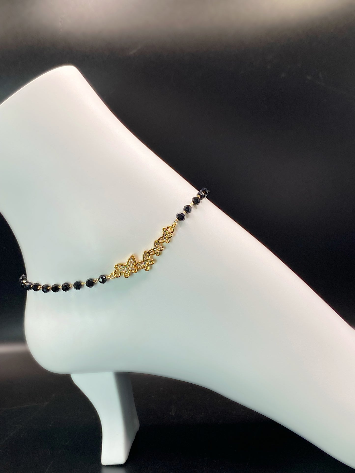 Glamorous Butterflies Anklet