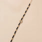 Black & Gold Shell Anklet