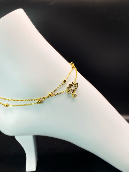 Lotus Anklet