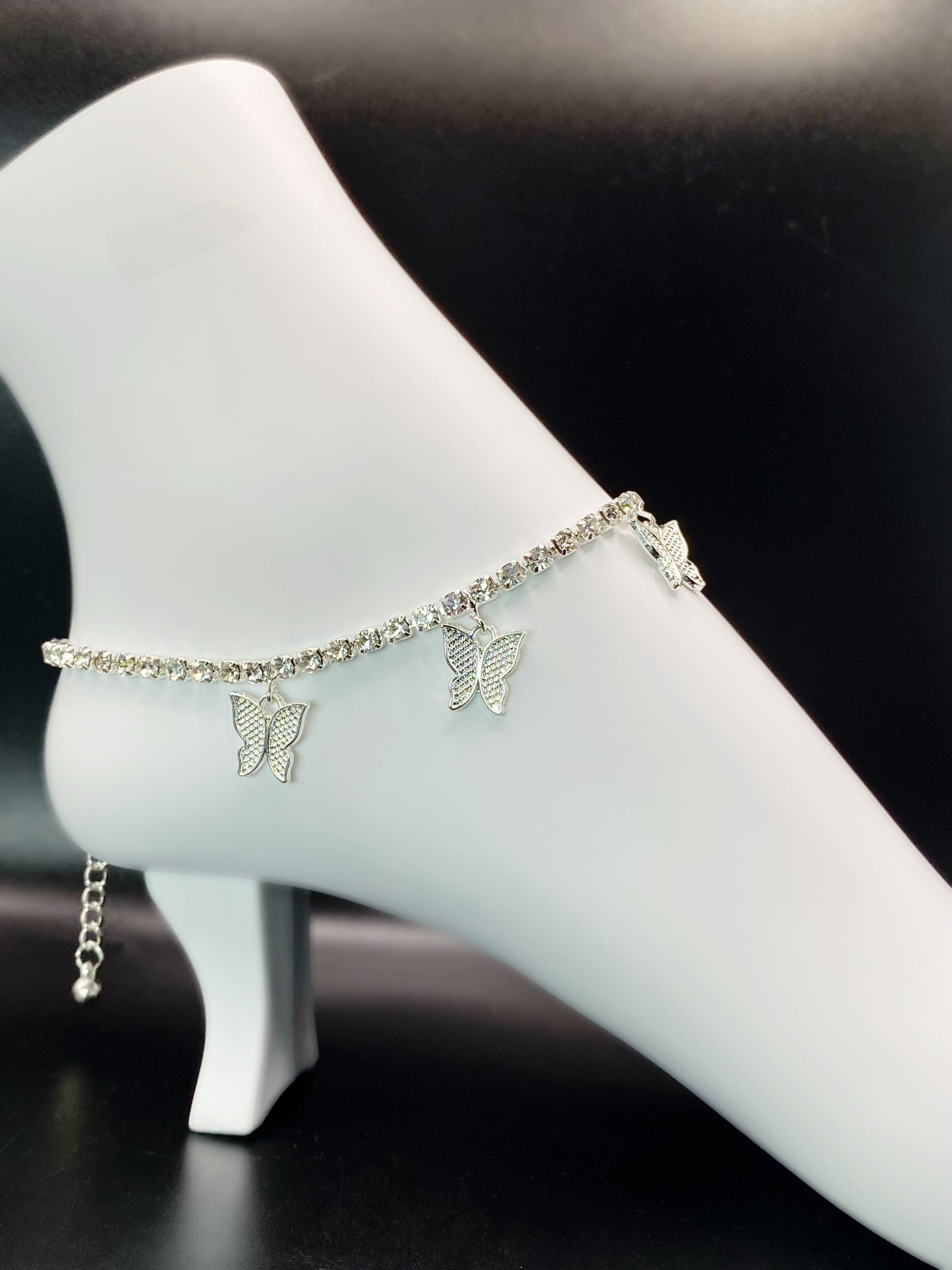 Glistening Butterflies Anklet