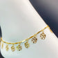 Golden Roses Anklet