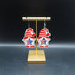 Fourth of July Red Gnomes Earrings