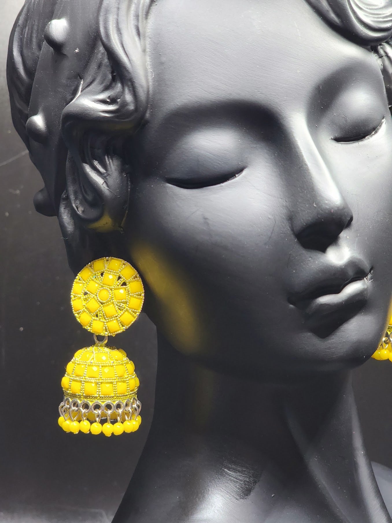 Lemonade Square Jhumkas