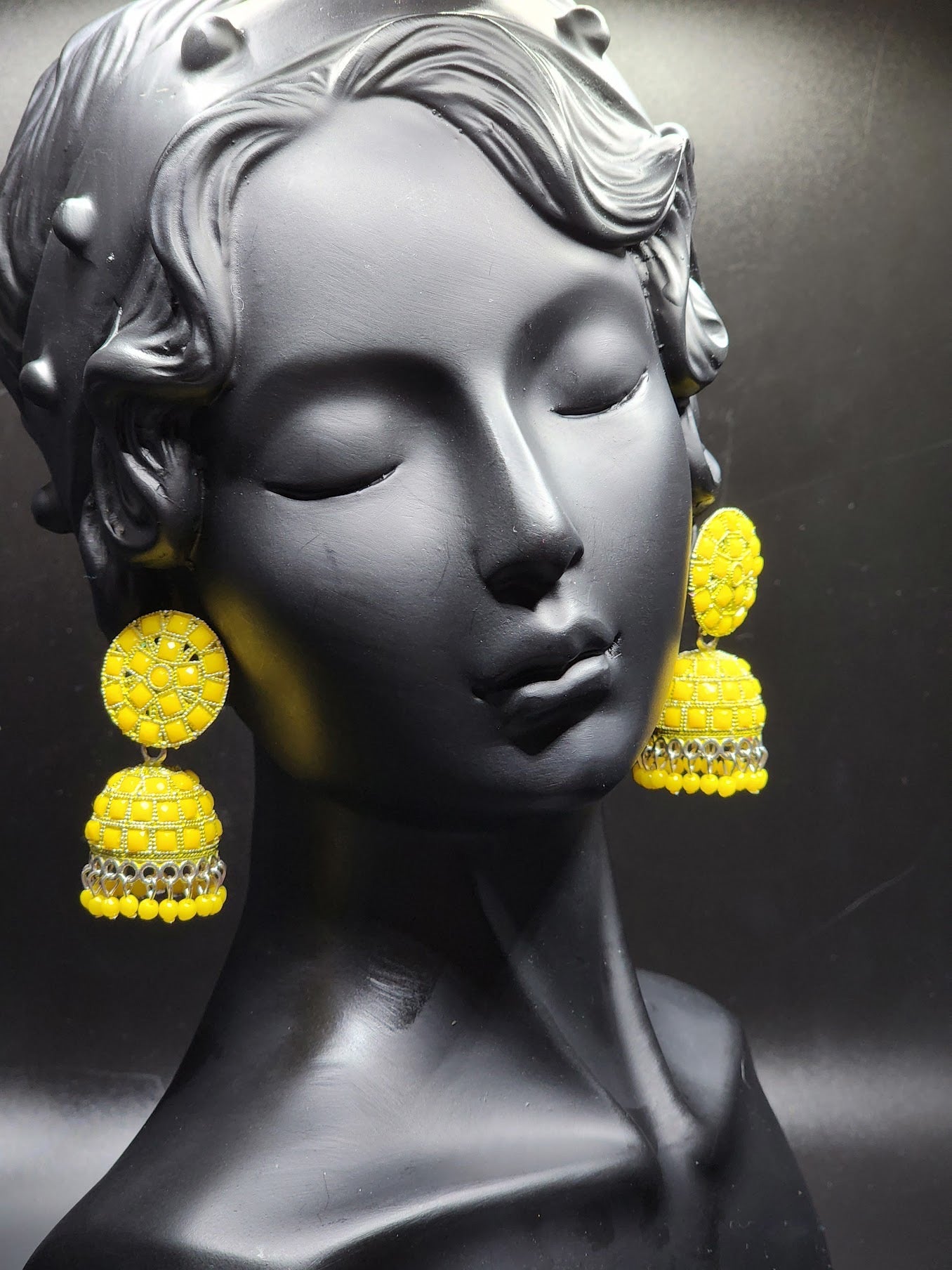 Lemonade Square Jhumkas