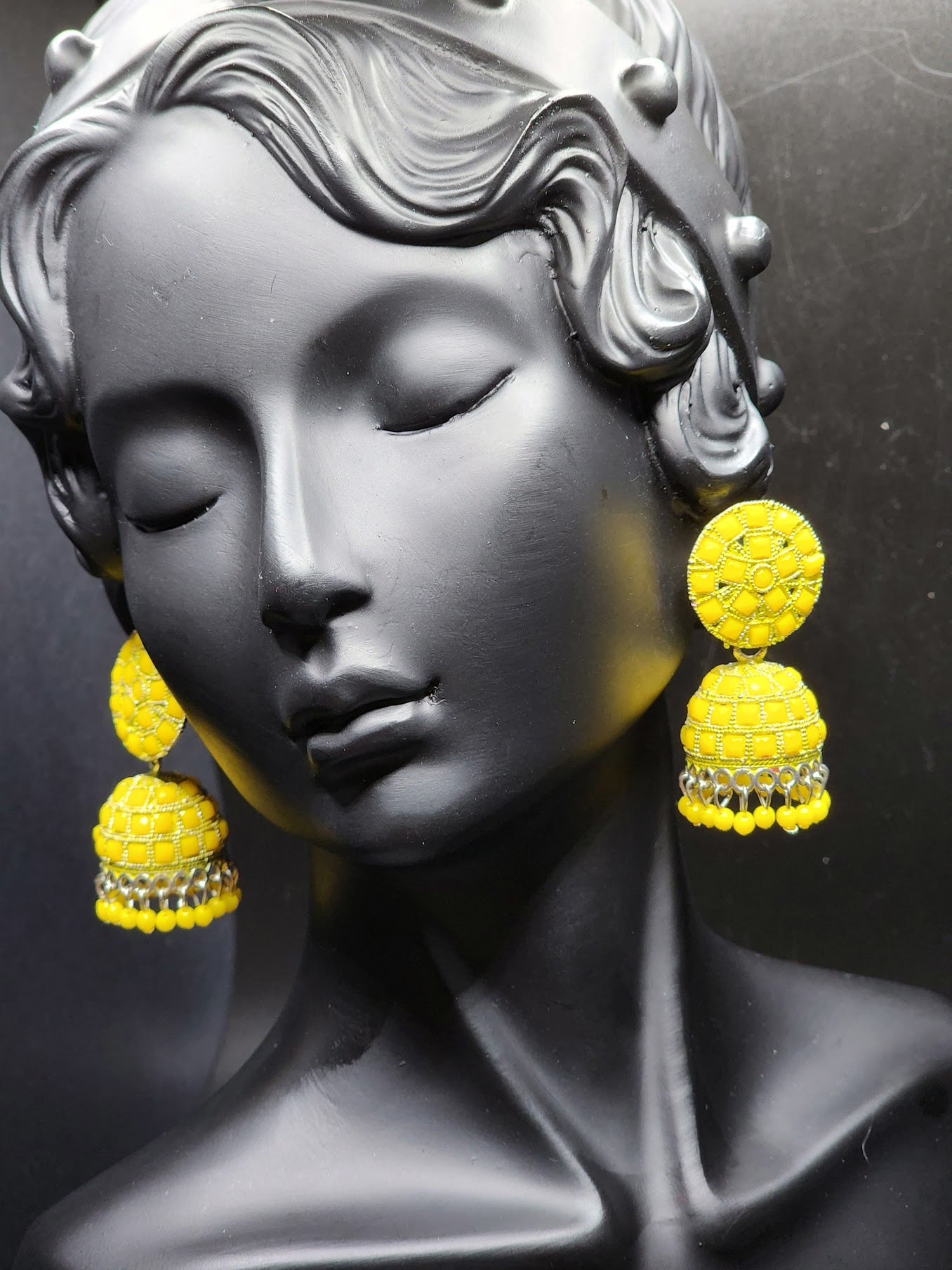 Lemonade Square Jhumkas