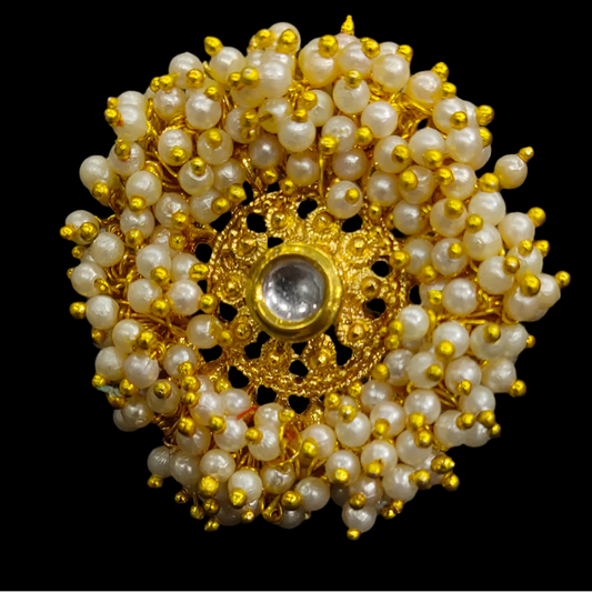 Jewellery Gold Plated Adjustable Ring