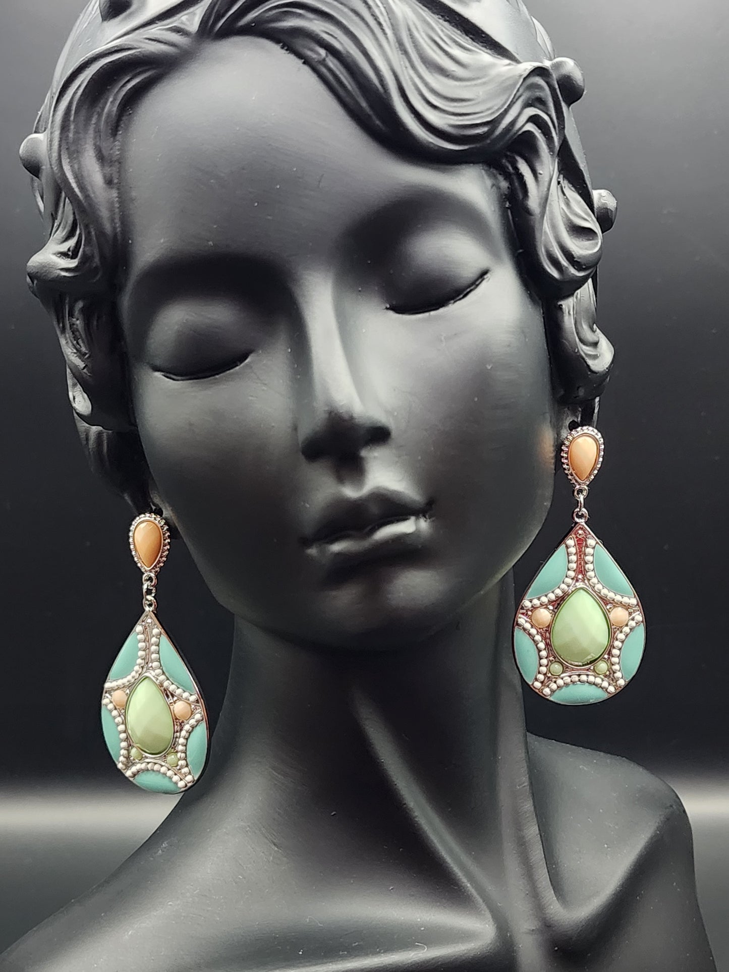 Glamourous Starry Pearl Dangles