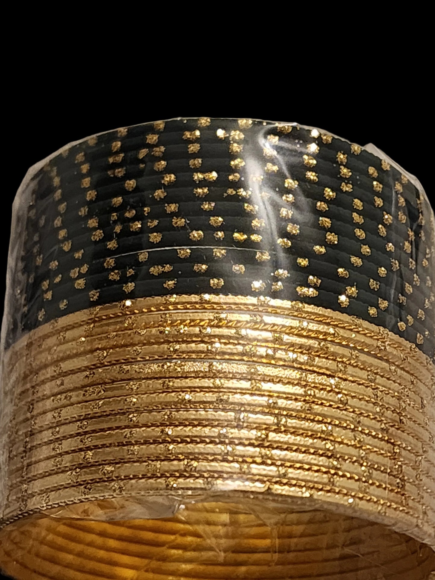 Multicolor Traditional Indian Bangle Set Collection with Gold Glitter Dots for Women | PSK ELEGANCE