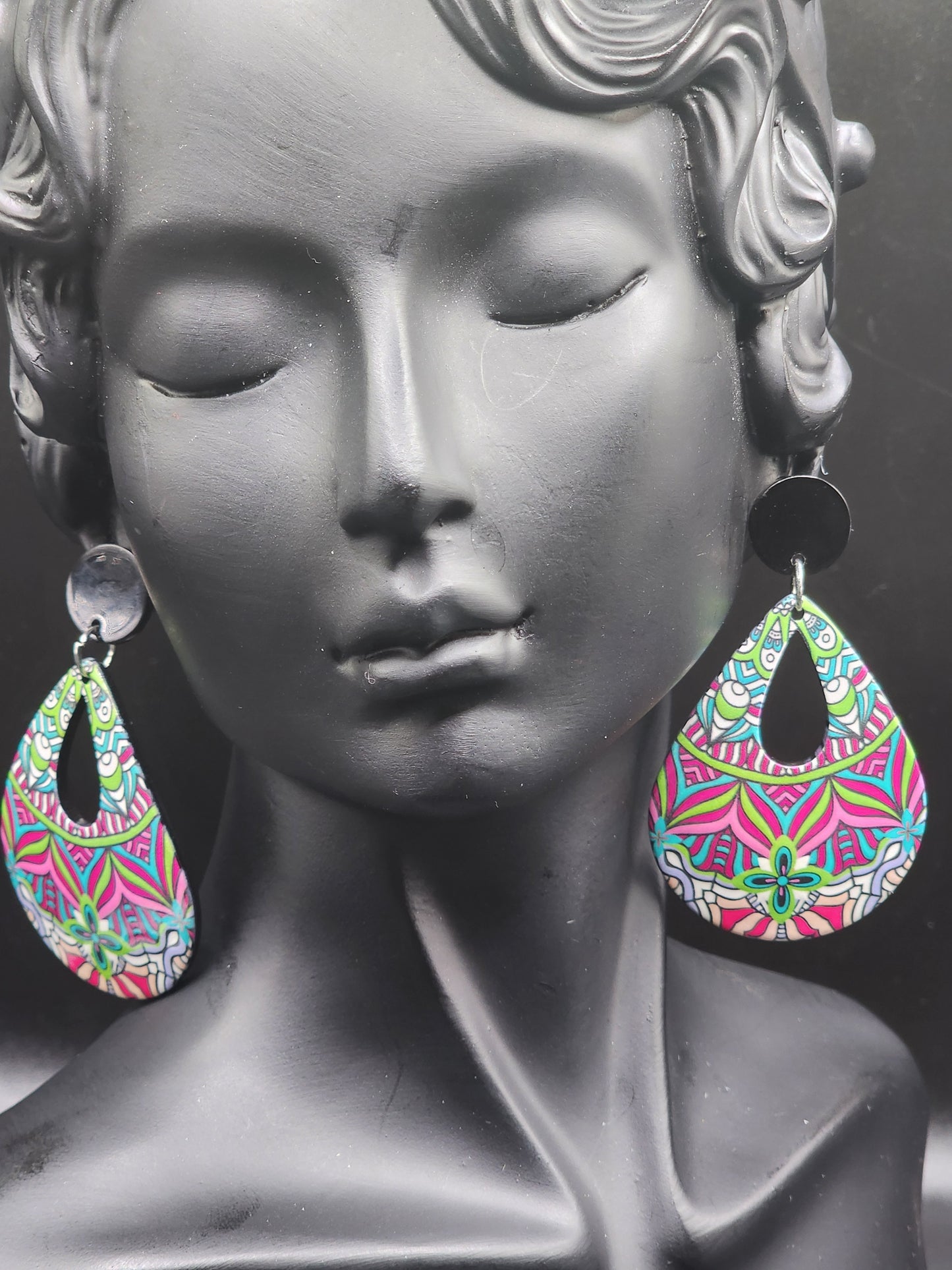 Colorful Dangling Earrings