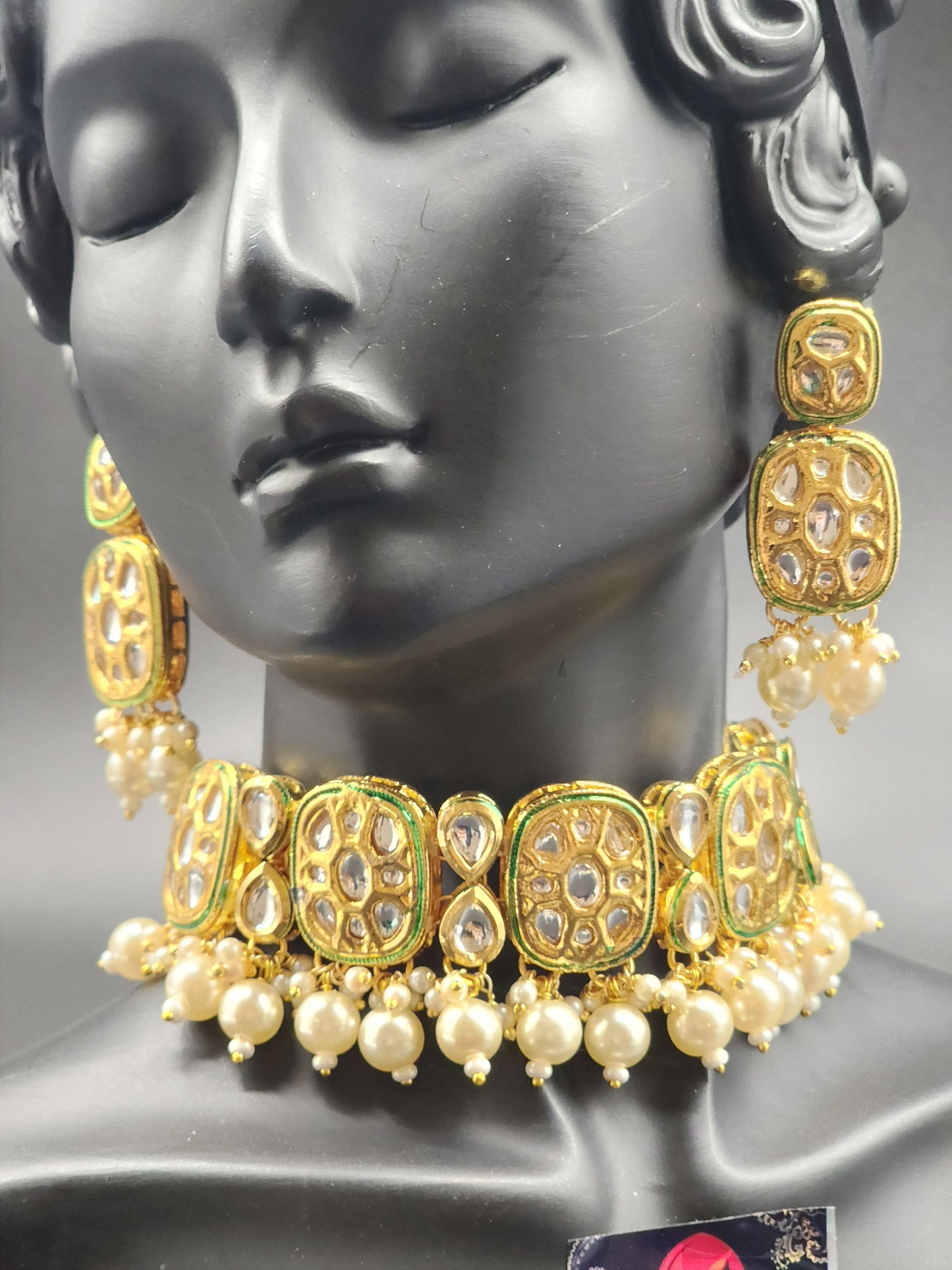 Traditional Elegant Necklaces, beautifully paired with matching earrings and stunning tikka.