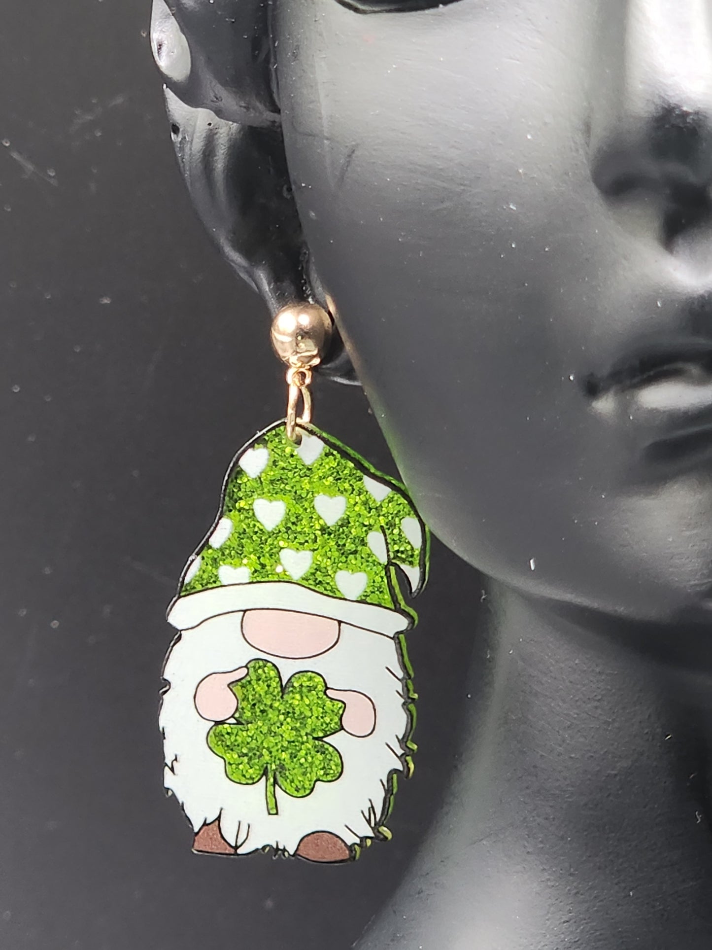 Lucky Gnome Earrings – PSK ELEGANCE✨🍀