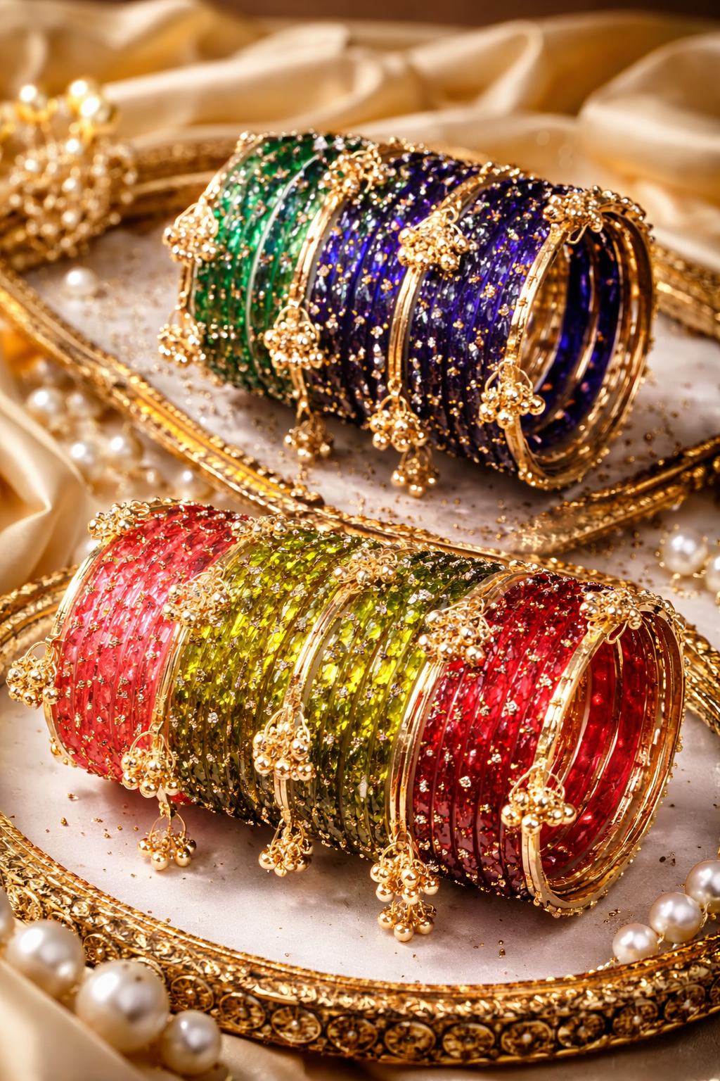 VIRAL BANGLES ✨
Kashmiri Charm Bangles
💎 Multiple Colors