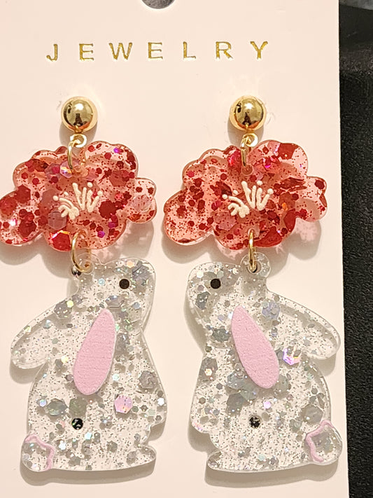 Cute Bunny Drip Earrings