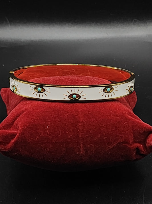 PSK ELEGANCE Evil Eye Enamel Protection Bracelet ✨