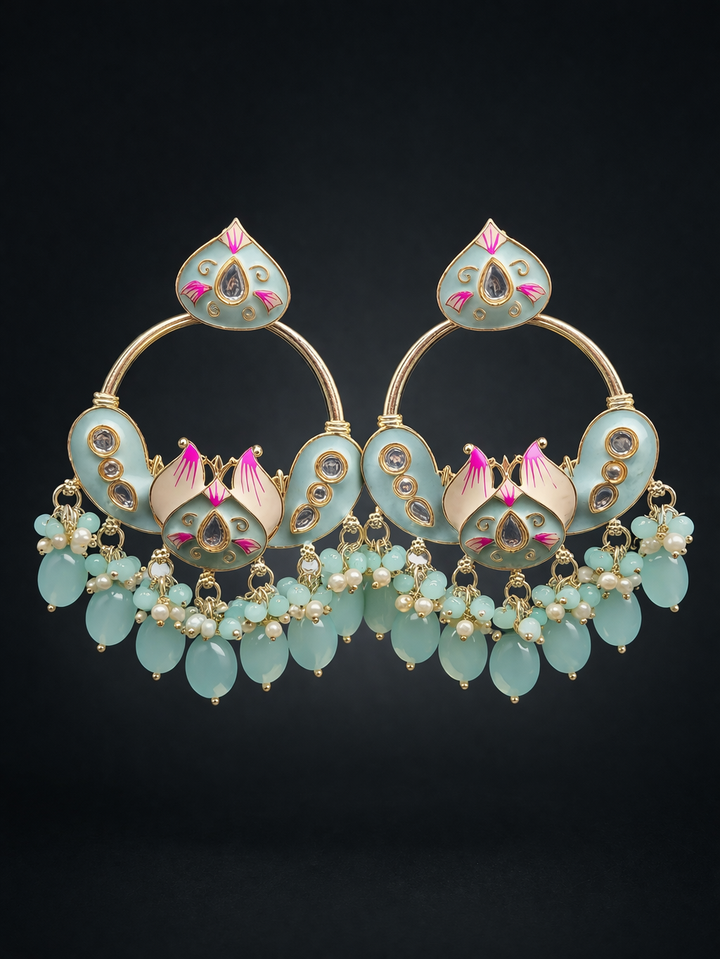 Mint Royale Chandbali Earrings