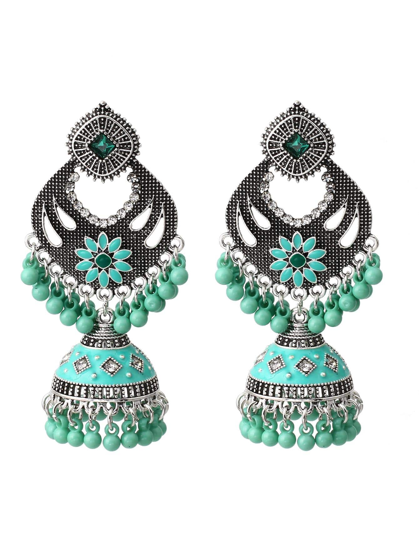 Glamourous Starry Pearl Dangles