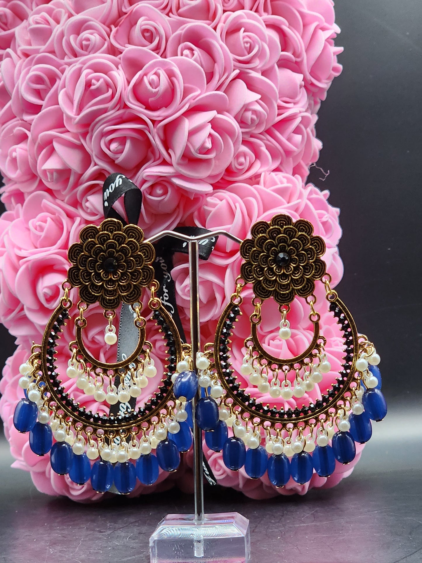 Glamourous Starry Pearl Dangles