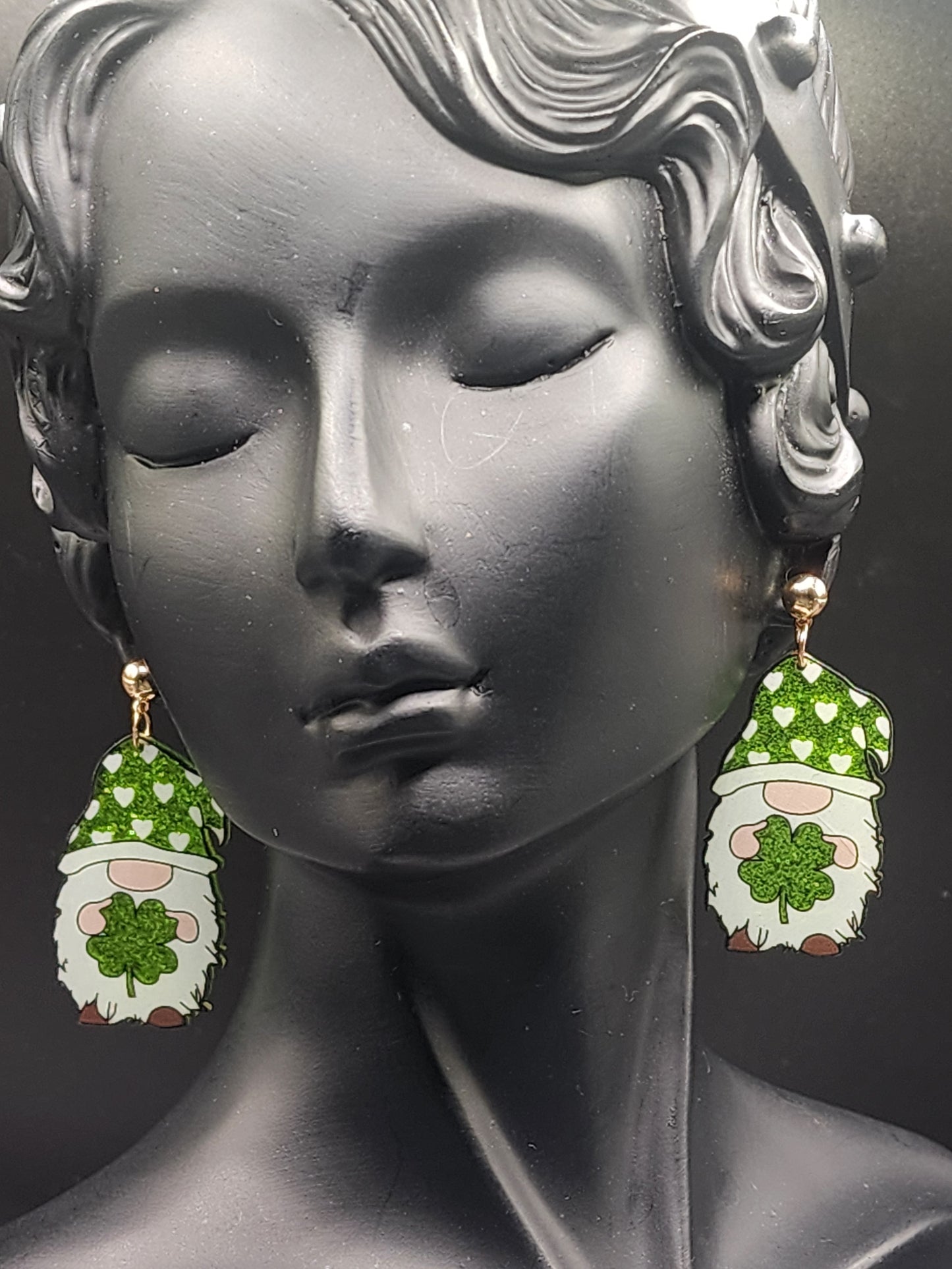 Lucky Gnome Earrings – PSK ELEGANCE✨🍀