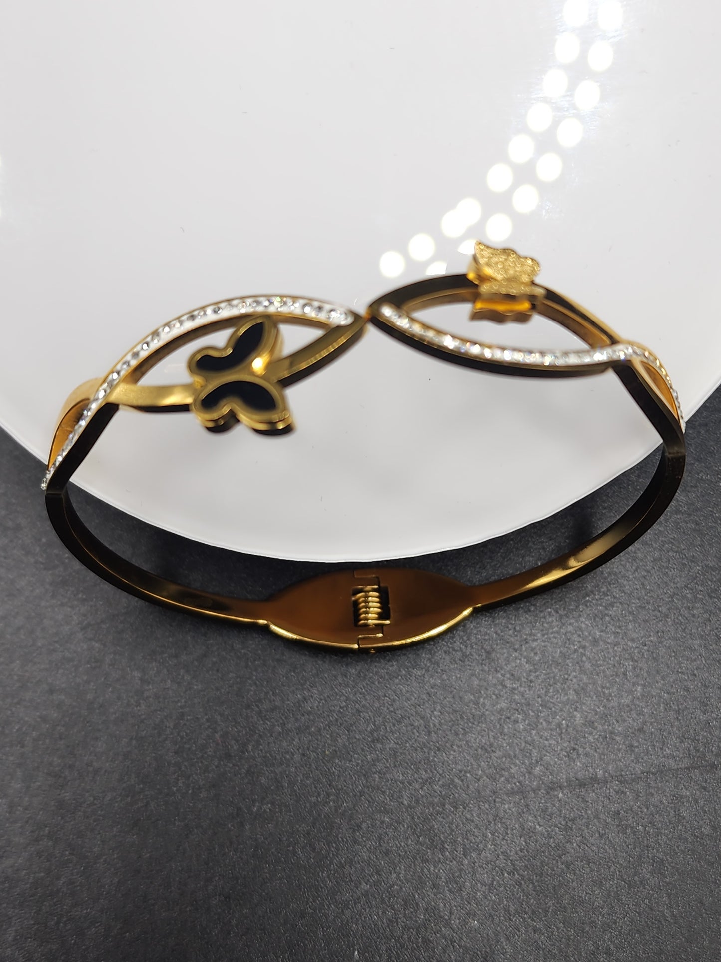 Butterfly Luxe Open Ring (Gold Finish)