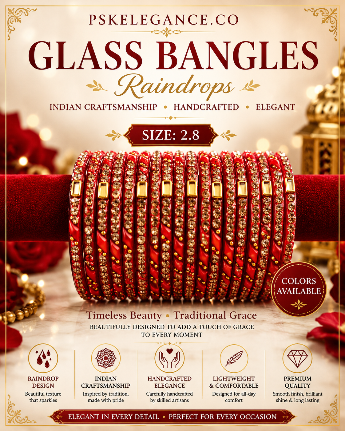 GLASS BANGELS