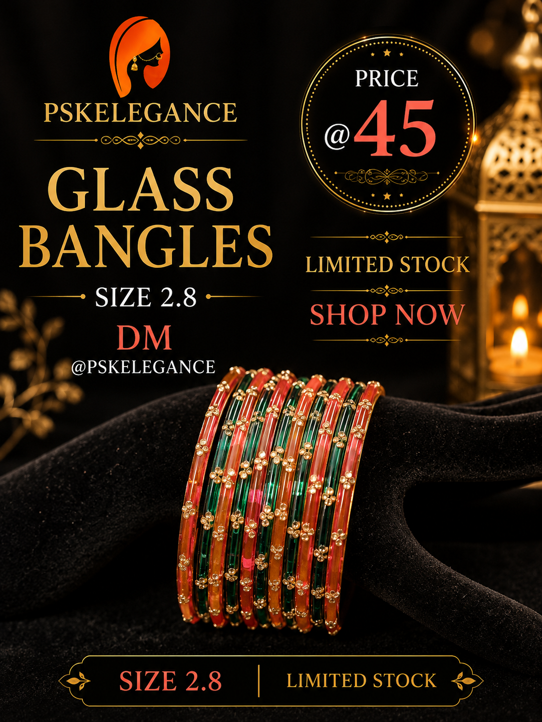 GLASS BANGELS