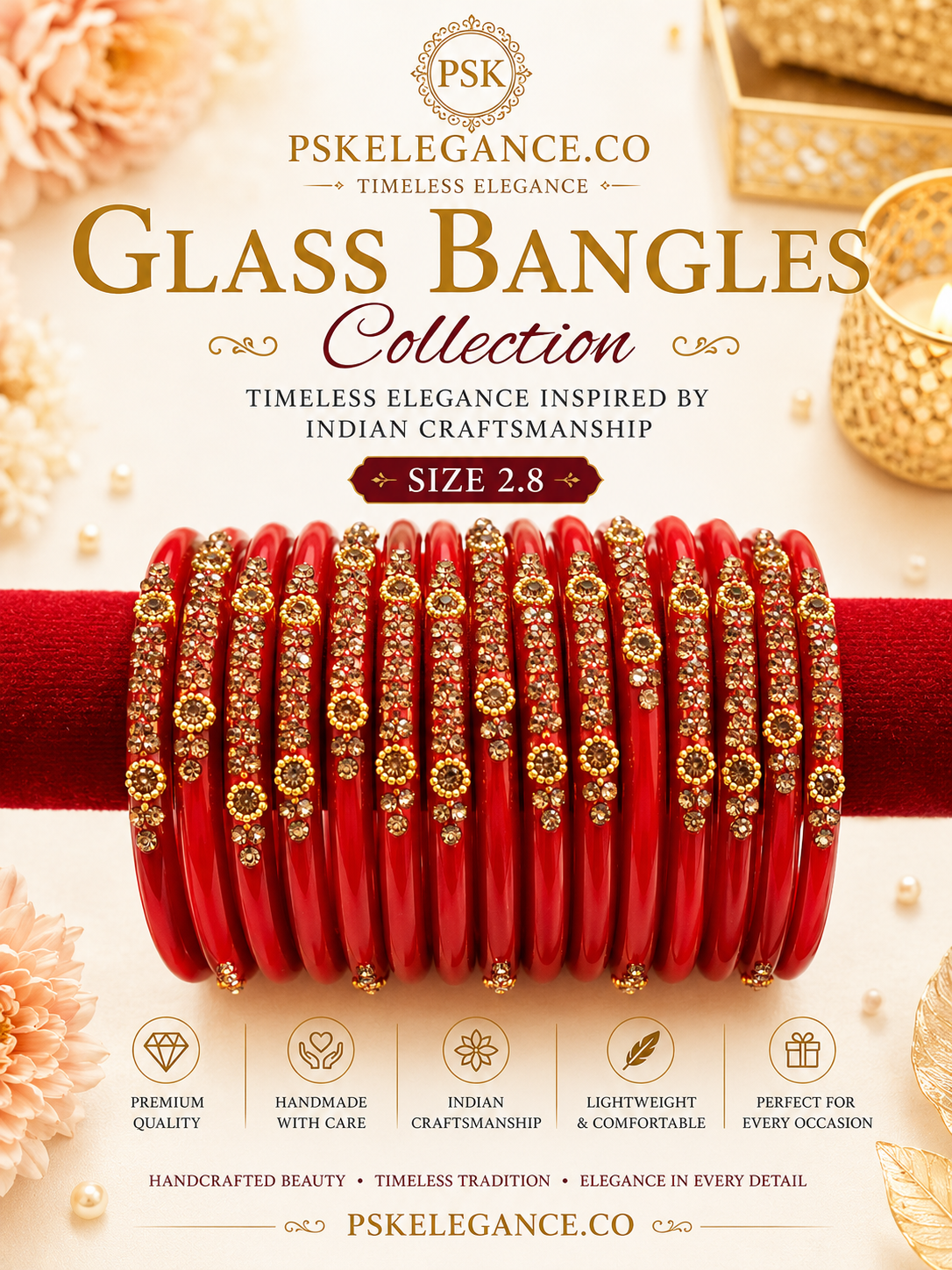 GLASS BANGELS