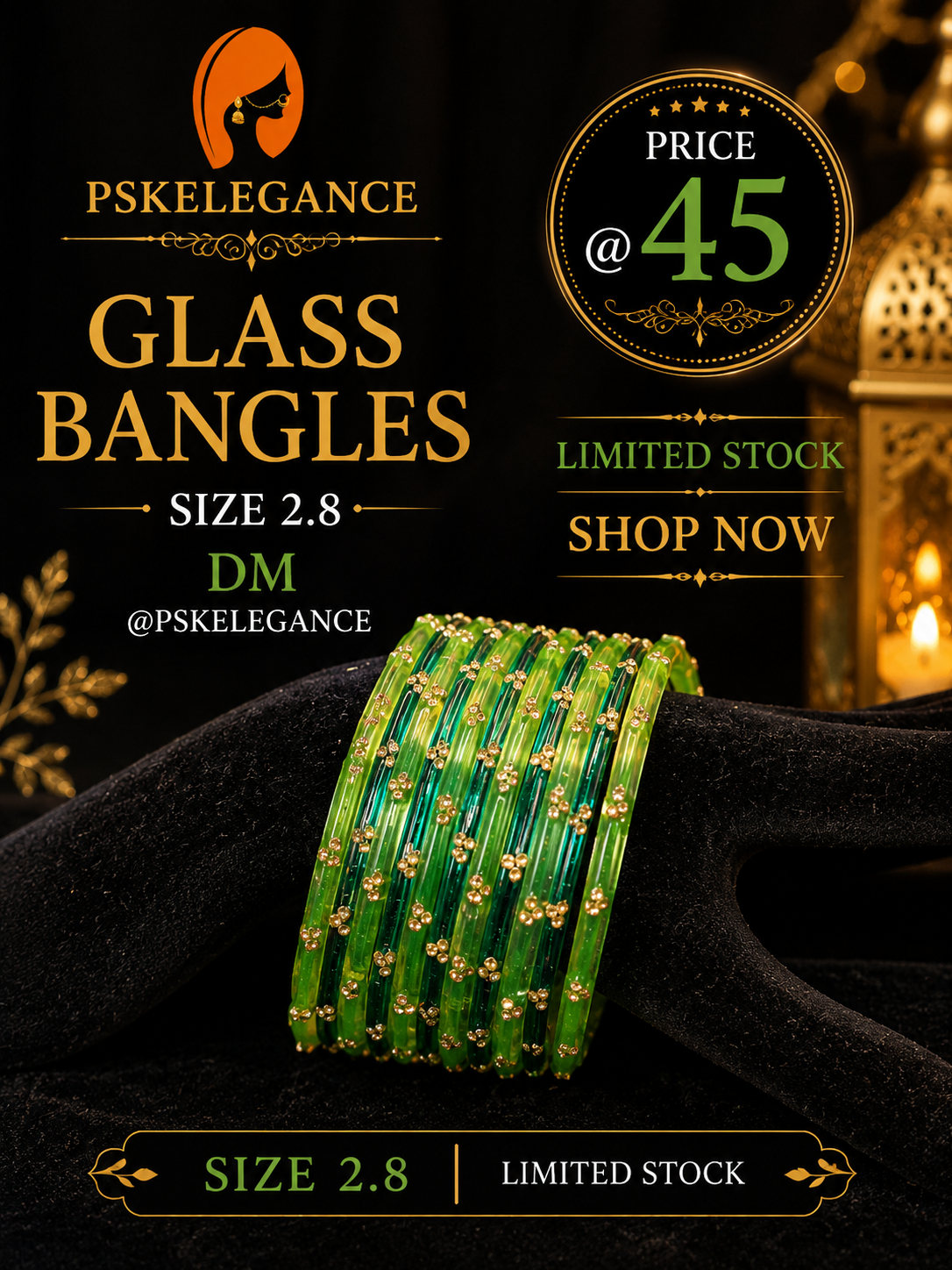 GLASS BANGELS