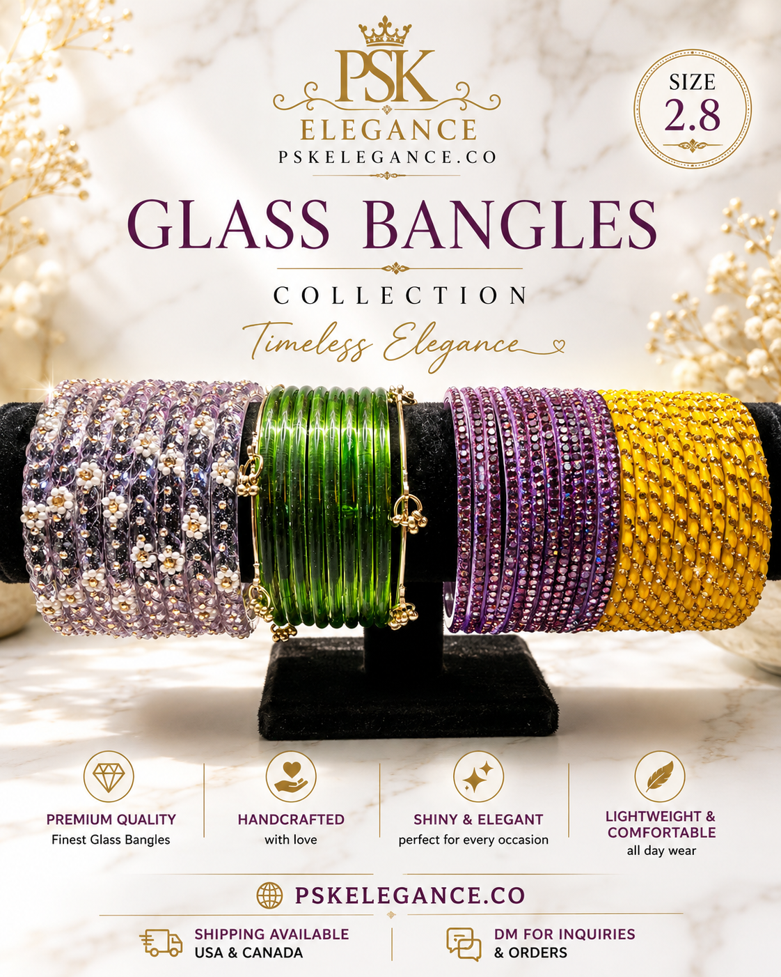 GLASS BANGELS