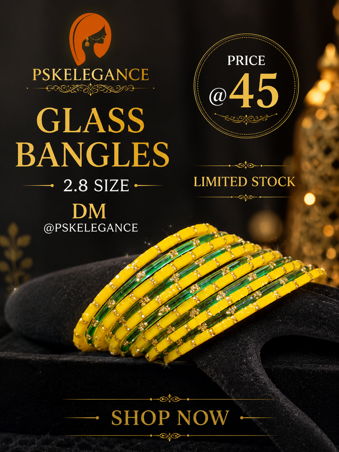 GLASS BANGELS