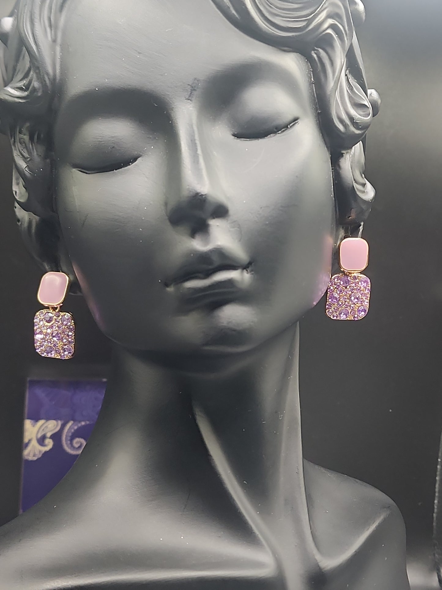Pink dangling earrings are a must-have accessory!  #Earrings #Accessory