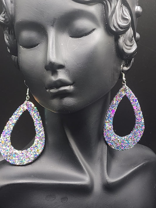 Glitter Dangling Earrings