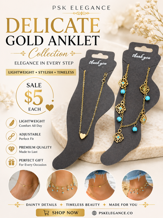Delicate Anklet Collection