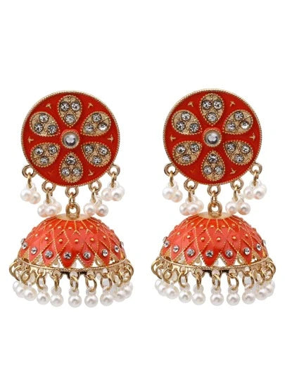 Glamourous Starry Pearl Dangles