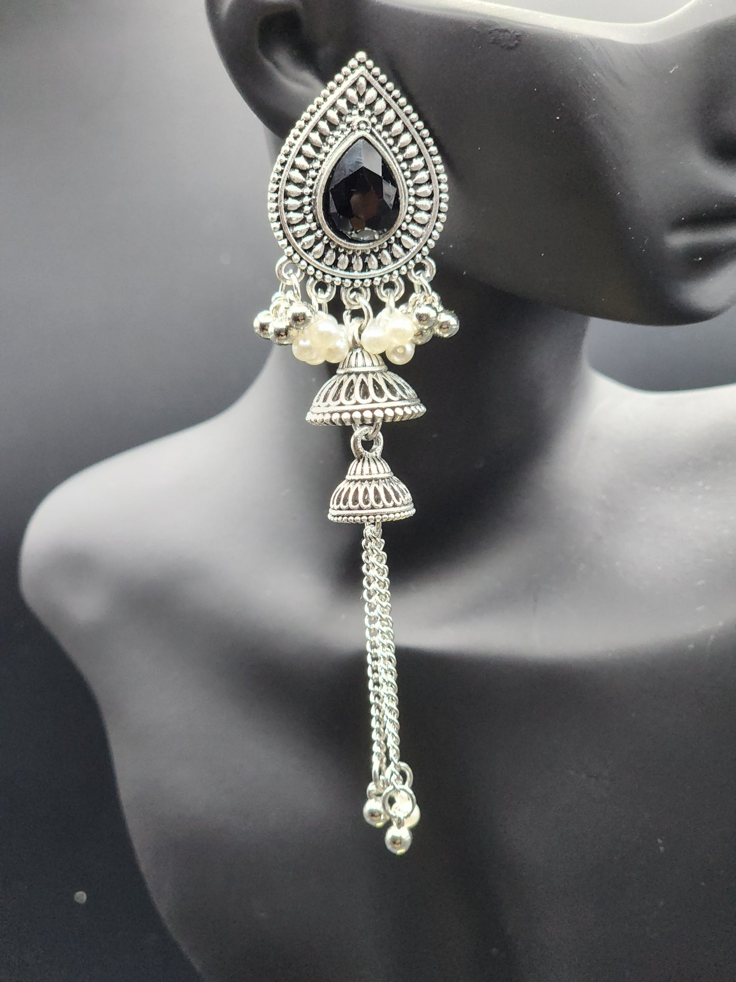 Glamourous Starry Pearl Dangles