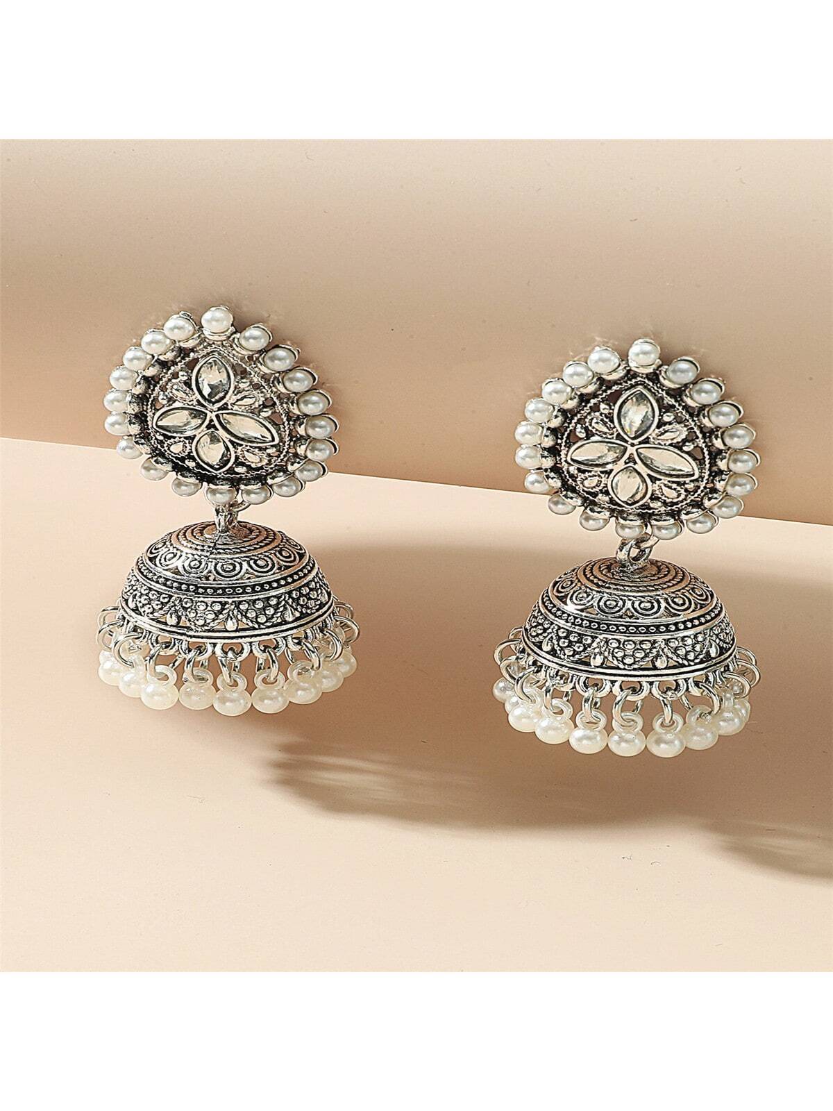 Glamourous Starry Pearl Dangles